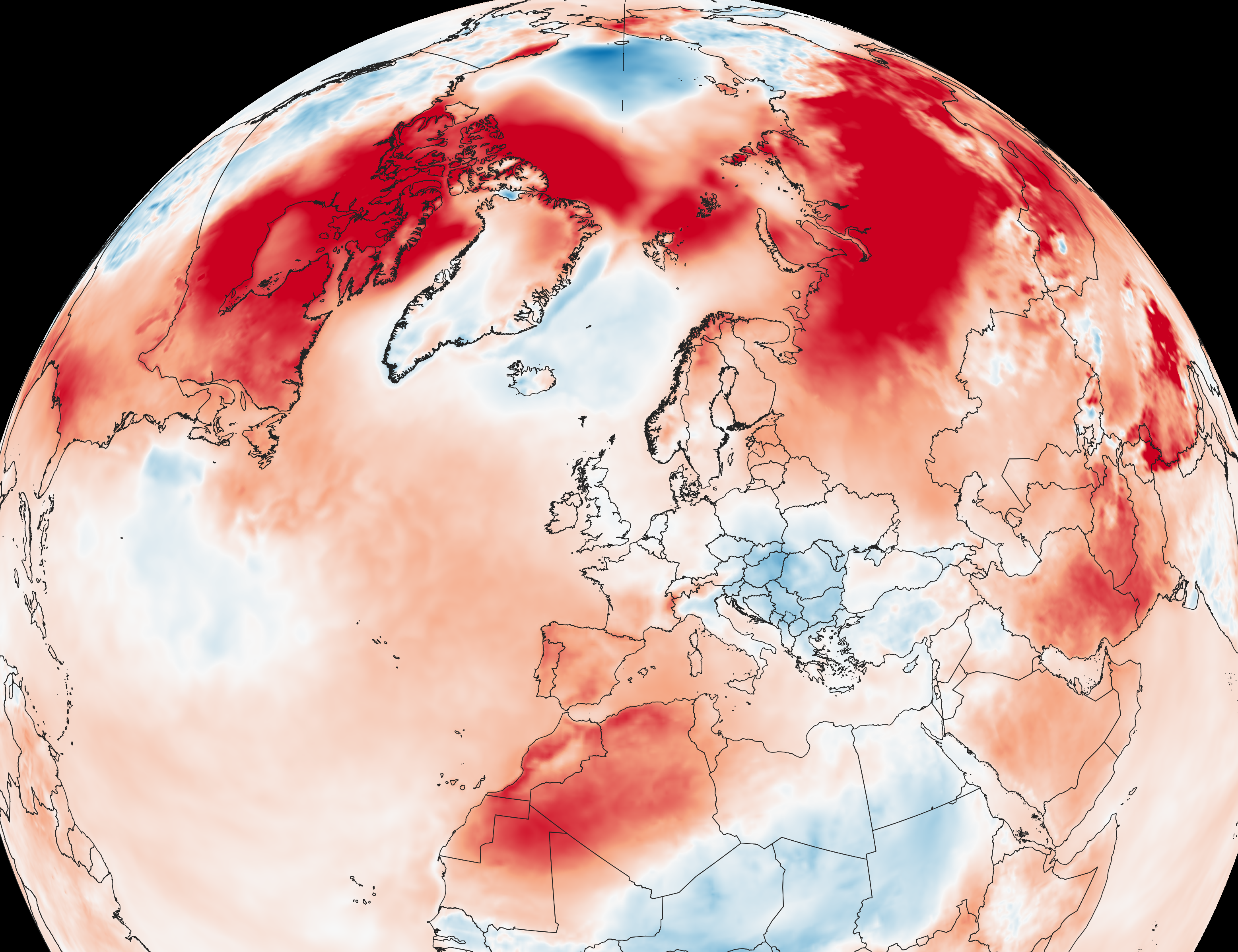 global heat map.